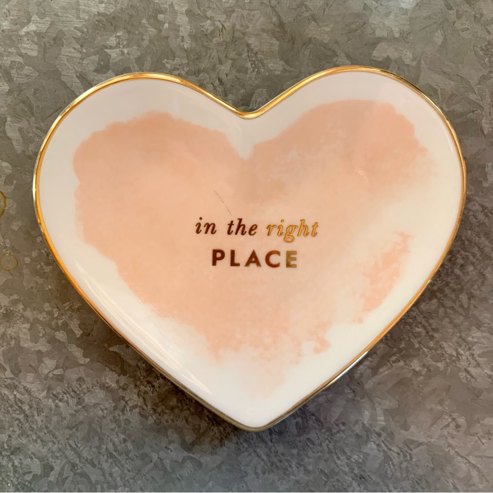 Kate Spade Ring Dish - heart shaped